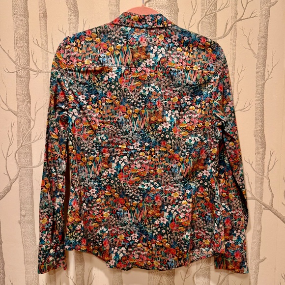 NWOT- Liberty of London x J. Crew Faria Flowers Floral Print- Size 10 - Picture 4 of 4